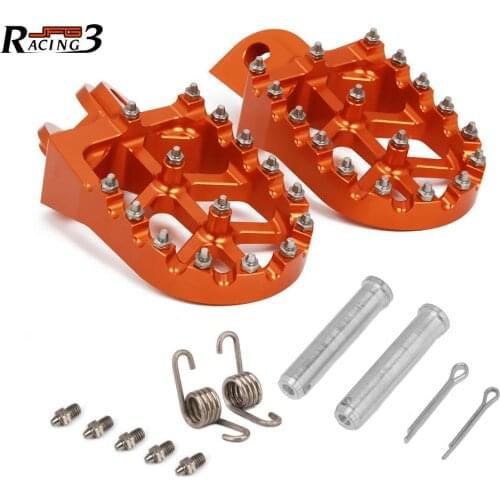 For KTM SX SXF EXC EXCF XC XCF XCW XCFW 65 85 125 150 200 250 300 350 Foot Pegs Pin FootRest Footpegs Rests Pedals
