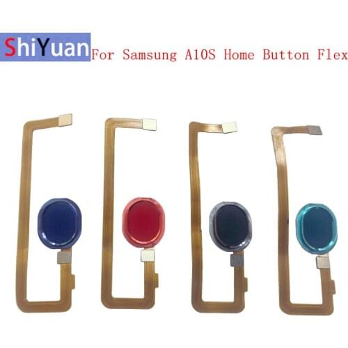 Fingerprint Sensor Home Button Flex Cable Ribbon For Samsung A10S A107F Touch Sensor Flex Replacement parts