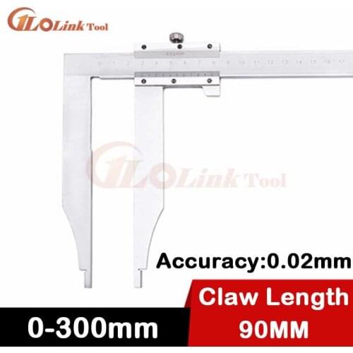 High quality 0-300mm Heavy Duty Vernier Caliper 12inch vernier caliper with 90mm long jaw 300x90mm steel vernier caliper
