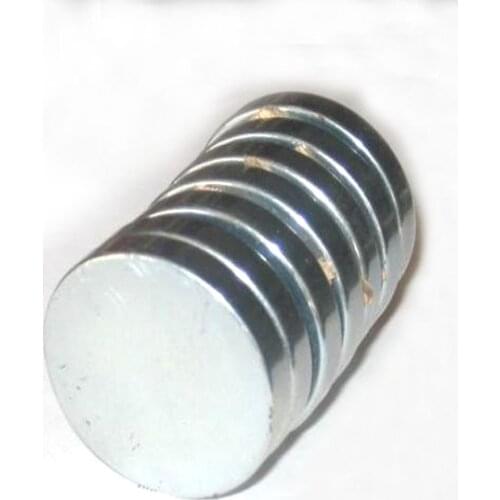 Hidden Magnetic snap fasteners x 100 pcs - 16mm - nickel - magnetic button - bag clasp