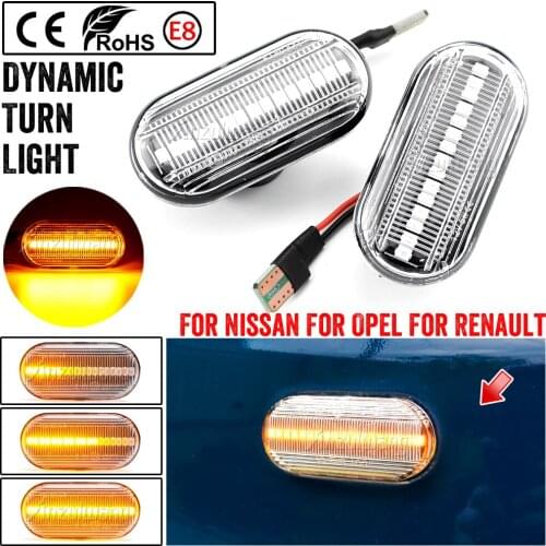 Led Dynamic Turn Signal Light Side Marker For Renault Megane 1 Clio1 2 KANGOO ESPACE Dacia Duster Dokker Lodgy Smart Fortwo 453