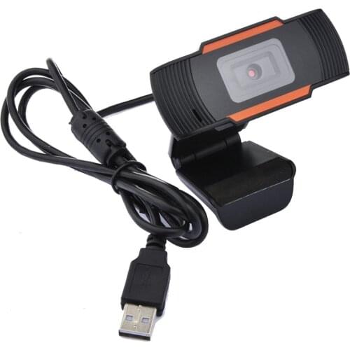 Webcam 720P Computer Rotatable 2.0 HD USB PC Laptop Camera Video Recording Built-in microphone Free Drive Webcam