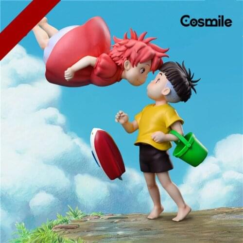 YI Studio Ponyo on the Cliff Resin Figure Toy Model Statue Display Stand Limited In Stock