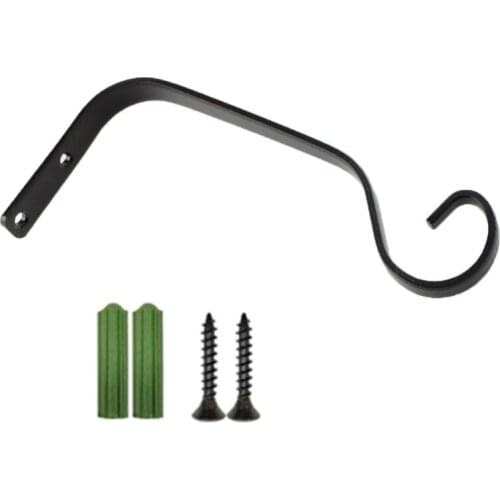 Rustic Iron Wall Hooks for Hanging Lanterns Coats Mason Jar Sconces Heavy-Duty Metal Hooks for Plant Hangers Lights