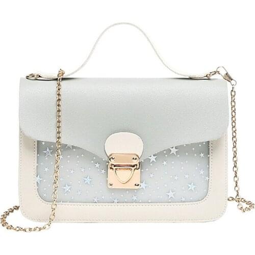 Women Mini Small Square Pack Shoulder Bag Fashion Star Sequin Designer Messenger Crossbody Bag Clutch Wallet Handbags