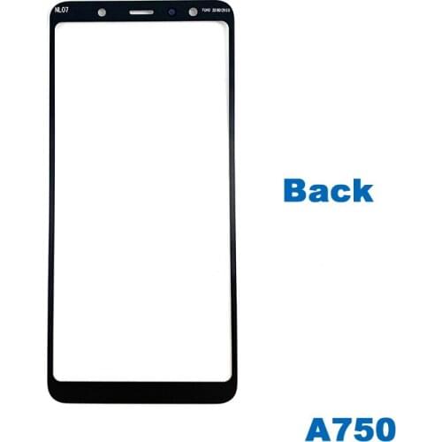 10pcs/lot For A750 LCD Screen Display Original Front Glass Lens A7 2018 A750 A750F Touch screen Outer glass Panel Replacement