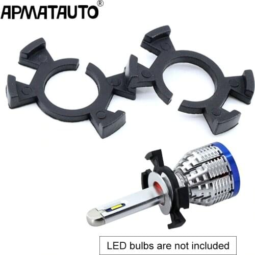 2pcs H1 LED Headlight Bulbs Holder Adapter Base Retainer For Honda Prelude CR-V Odyssey Acura RSX ect