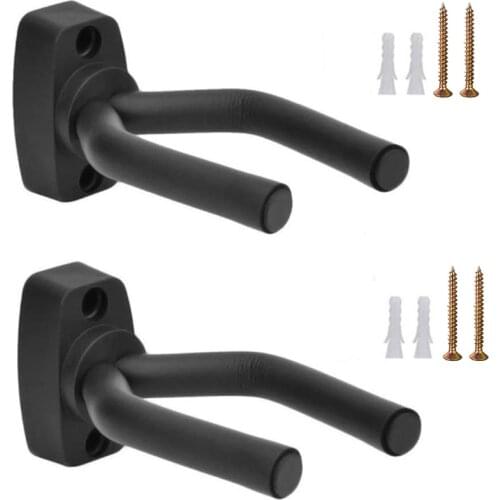 2Pcs Adjustable Vertical Storage Rack Display Holder for Gun Guitar Baseball Bat Hanging Hook, Wall Mounted with Screws