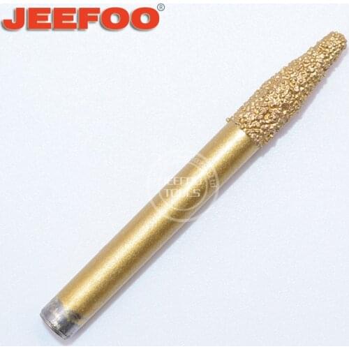 A9-Angle 20 6*3*20mm Jeefoo Sintered Tools/ Tapered Stone Bits/ Diamond Engraving Tools/ Cutters On Hard Granite