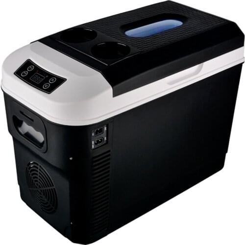 Car Refrigerator Cross-border Car Home Dual-use Mini Refrigeration Small Household Dormitory Car Truck Car Refrigerator