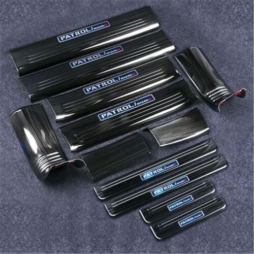 Car Styling For Nissan Patrol Y62 2012-2019 NEW Original Quality Scuff Plate Inside Door Sill Scuff Plate Welcome Pedal
