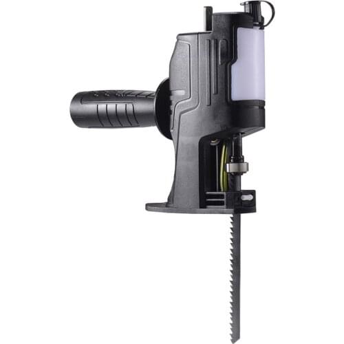 Household Electric Drill Modified Electric Reciprocating Jig Saw Adapter for Wood Steel Pipe Plastic Power Drill Woodworking Cut