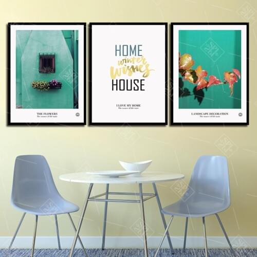 Nordic Style Kids Decor Window Canvas Painting Watercolor Quotes Art Posters and Prints Wall Picture for Living Room No Framed