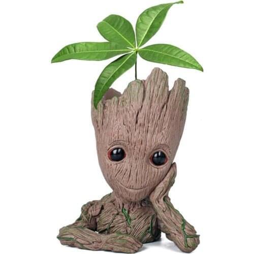 Home Decor Flower Pot Pen Holder Flower Cute Tree Toy Flower Vase Home Gardening Creative Supplies