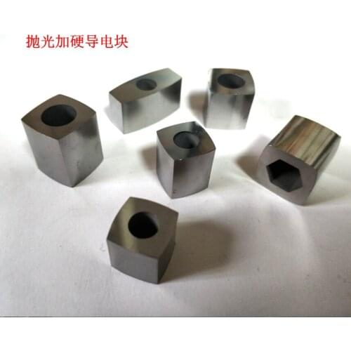 Wire-Electrode Cutting Conductive Block Hapden Polished Tungsten Steel Conductive Block 12*12*614*14*8