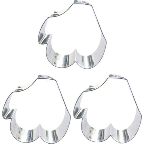 Footprints shape 3 piece biscuit cutting molds, baking tools, cake decorating soft candy tools