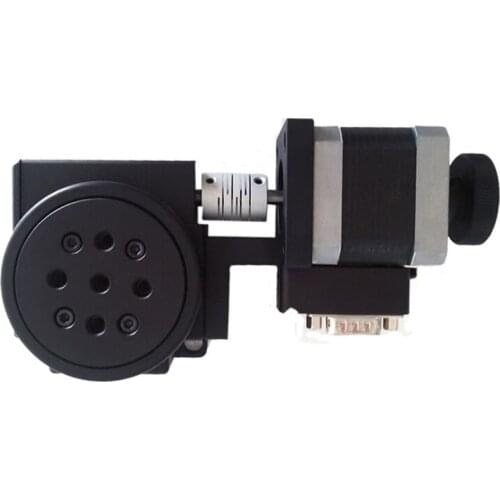 PX110-60 Electric Rotating Machine Optical Rotating Platform Motorized Rotation Stage 60mm bearing scale Y