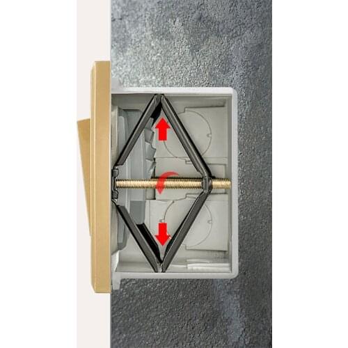 1 Set (6pcs) Wall Mount Switch Box Repair Tool Secret Stash Switch Cassette Repairer Support Rod Electrician Accessories