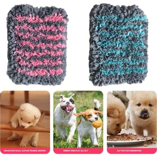 52x40cm Pet Dog Snuffle Mat Nose Smell Training Sniffing Pad Slow Feeding Bowl Food Dispenser Carpet Relieve Stress Washable