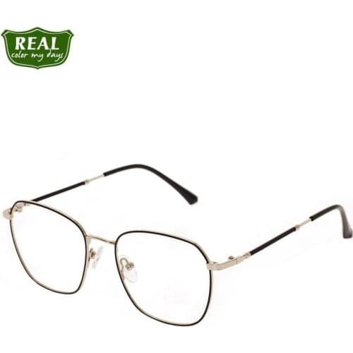 REAL Big Frame Brand Designer Optical Glasses Men Women Glasses Frame Metal Myopic Glasses Prescription Glasses Student Glasses