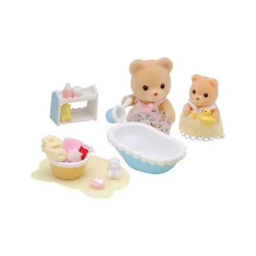 SYLVANIAN FAMILIES 2228 bath SET with characters