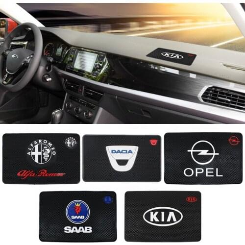 Car Dashboard Non Slip Sticky Pad Phone Holder Mat Anti-skid Silicone Mat For SEAT ibiza 6j 6l fr Ateca Altea Auto Accessories