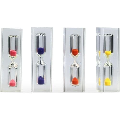 New Desktop ornament acrylic sand timer clock 5 minutes hourglass creative home decoration gift sand timer clock