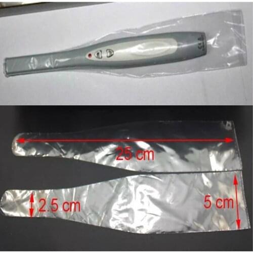 500pcs Dental Clinic Supplies Dental Disposable Consumables Protection Sleeves Bag for Oral Camera Handle 25cm x 5cm