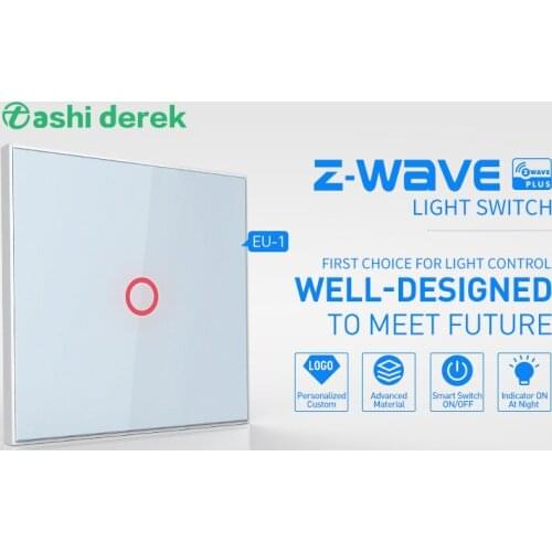 Z-Wave light switch EU 1gang Eurocode 1 street light control Z-Wave series
