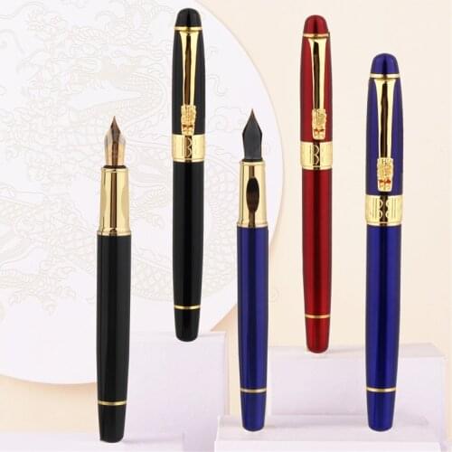 Luxury Quality 7053 Oriental dragon Business office Medium Nib Fountain Pen New school supplies stationary
