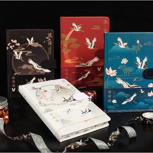 Chinese Style Full Color Inside Page Notebook Retro Manual Literature And Art Antique Creative Stationery Diary Exquisite Gifts