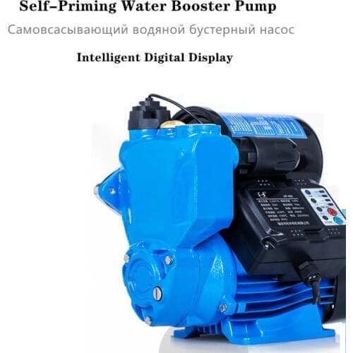 220V Intelligent Digital Display Self-Priming Water Pump Booster Pump Household Mute Tap Water Pressurized Water Heater Pumping