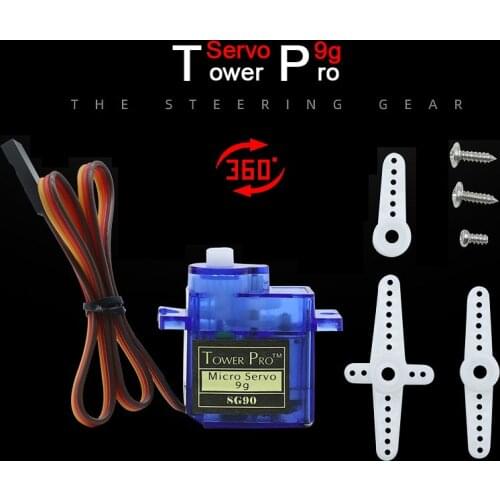 RC Servo 360 Degree Spin Tower Pro SG90 Mini Micro 9G Servos for RC 250 450 Helicopter Air Plane RC Car RC Drop