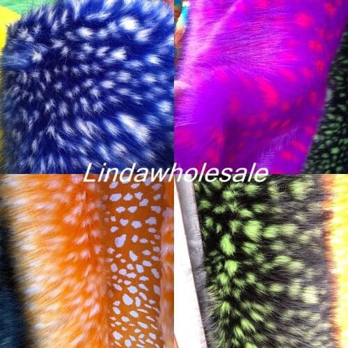 High-grade imitation fox plush fur collar background cloth carpet material,faux fur fabric,170cm*50cm/pcs