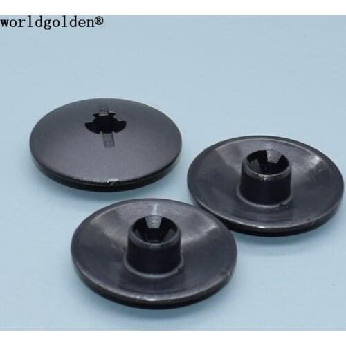 Worldgolden 100pcs auto clips Nylon Grey Front Filter/Baffle Retainer for BMW 514881268