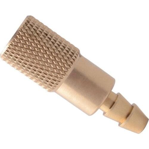 New 1PC Car Clip Clamp Connector Adapter dropshipping Auto Brass 6mm Tyre Wheel Tire Air Chuck Inflator Pump Valve