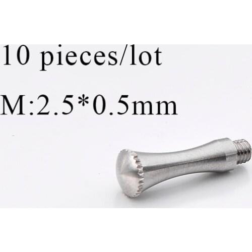 10 pcs Removable Finger Rest for Hair Salon Scissor Part Tail Nail Clavo De Cola Resto Del Dedo Styling Accessory M:2.5*0.5mm