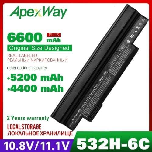 Battery for Acer eMachines 350 eM350 NAV50 NAV51 BLACK UM09H31 UM09H36 UM09H41 UM09H51 UM09H56 UM09H70 UM09H71 UM09H73