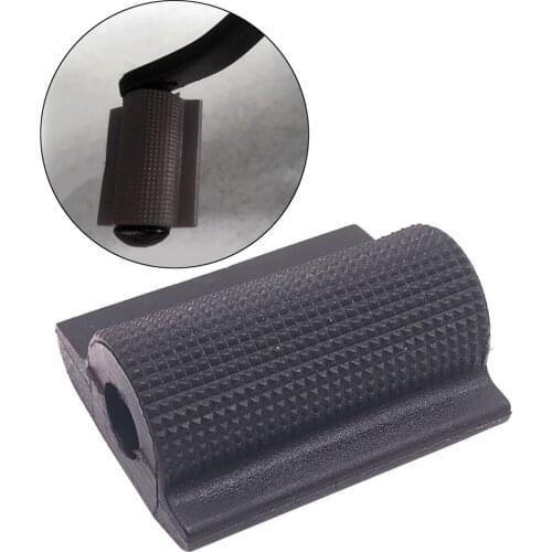 Black Gear Shift Lever Cover Non-Slip Shoe Protector Install Within 18mm