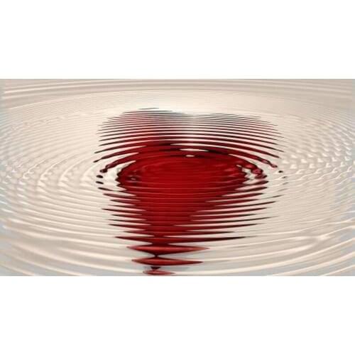 GLymg Diamond Embroidery Handicrafts Diamond Painting Full Drill 5D Embroidery Painting Love Ripples Diamond Wall Art Decor