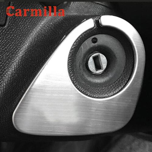 Stainless Steel Car Ignition Key Ring Decoration Cover Trim Sequins for Peugeot 2008 208 308 408 508 3008 Car Accessories