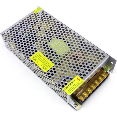 Metal Transformer Power Supply Switch Adapter AC 110 / 220V to DC 12V Switching Power Supply 180W 15A Driver