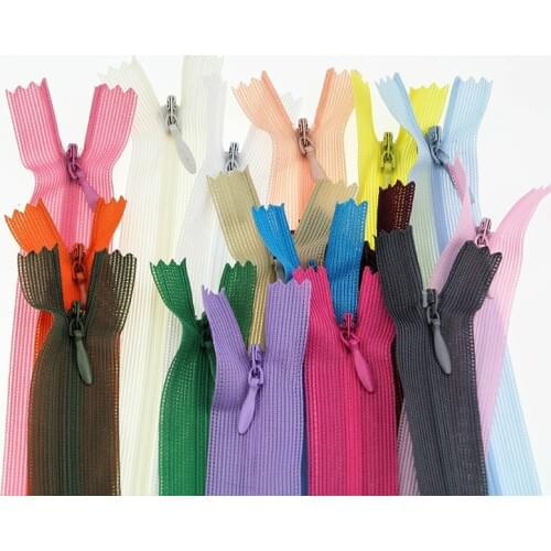 3# 60cm Invisible Zippers DIY Nylon Coil Lace Zipper For Sewing Clothes Cushion Pillow Tailor Tool Garment