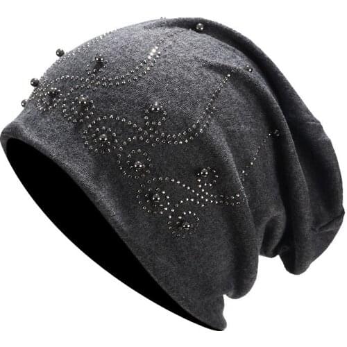 Europe And The United States The New Nail Bead Sets Hot Drilling Hat Ms Earmuffs Four Seasons General Fashion National Pile Cap