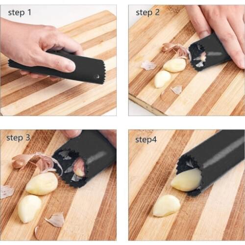 Garlic Press Rocker Food Grade Stainless Steel Garlic Mincer Crusher Professional Rustproof