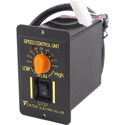 US52-200W 220V 50Hz 200W 40W 60W 120W 90W 180W 1 Phase CW/CCW 10-90RPM Adjustable AC Motor Speed Controller Unit