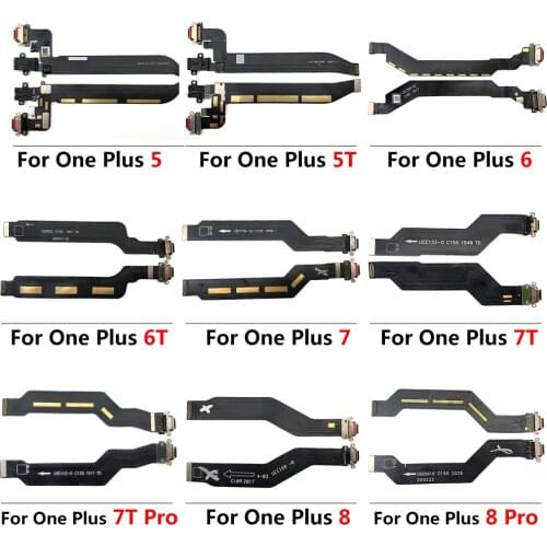 USB Power Charging Connector Plug Port Dock Flex Cable For Oneplus 1 2 3 5 5T 6 7T 7 8 Pro