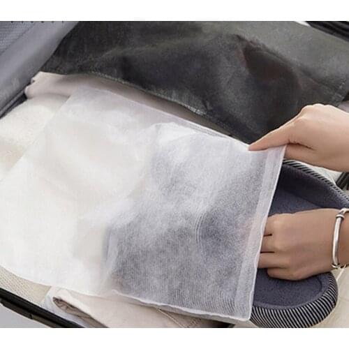 1pc Shoes Bag Portable Shoe Storage Bag organizer Non-Woven Drawstring Bag Dustproof Bags Travel Pouch Home Travel Organization