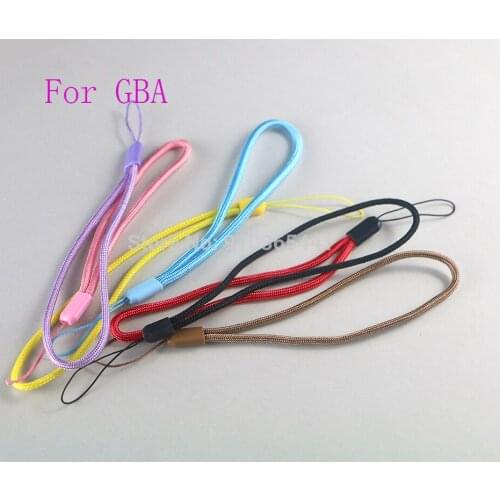 200pcs/lot Multi Color Avaible Braided Lariat Lanyard Wrist Hand Rope For Gameboy GB GBA SP GBC GBM GBP Hand Strap