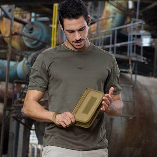 6 inch Camo Molle Phone Wallet Handbag Outdoor Sports Travel Climbing Camping Riding Wearproof Nylon Tactical Pouch Hand Bag